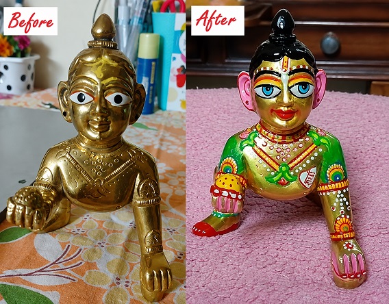 Laddu Gopal Makeup 10