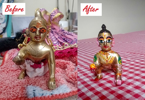 Laddu Gopal Makeup 3