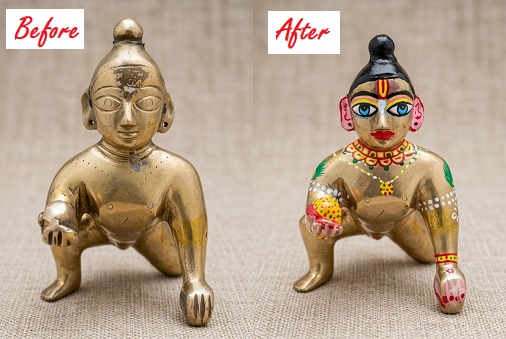Laddu Gopal Makeup 4