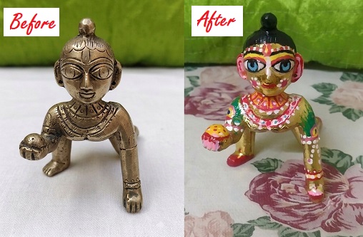 Laddu Gopal Makeup 6