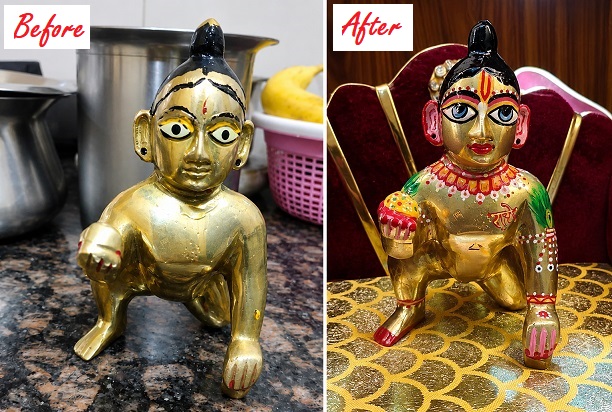 Laddu Gopal Makeup